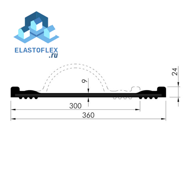 Гидрошпонка-Elastoflex-OKB-30