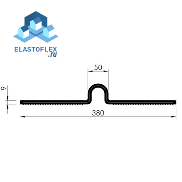 Гидрошпонка-Elastoflex-Omega-380-mit-Gewebe